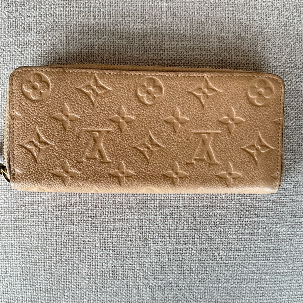 Louis Vuitton Monogram Leather Clemence Wallet